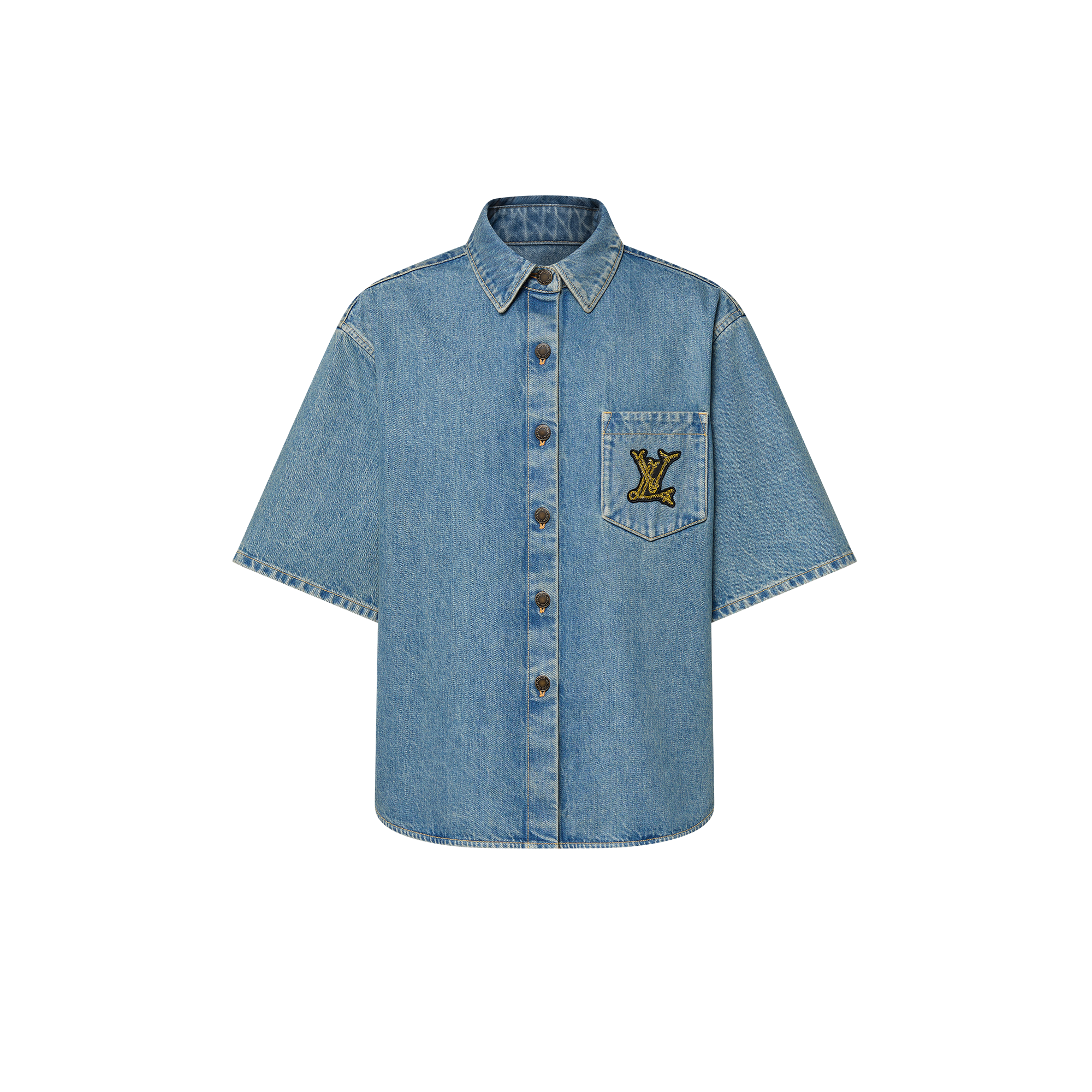 LOUISVUITTON デニムシャツ Boxy Denim Shirt - Ready-to-Wear | LOUIS VUITTON